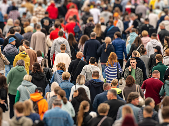 People in a crowd